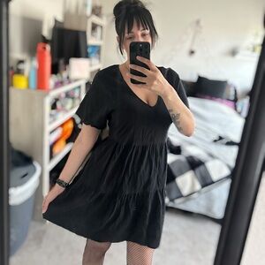 Old Navy Black Cotton Dress